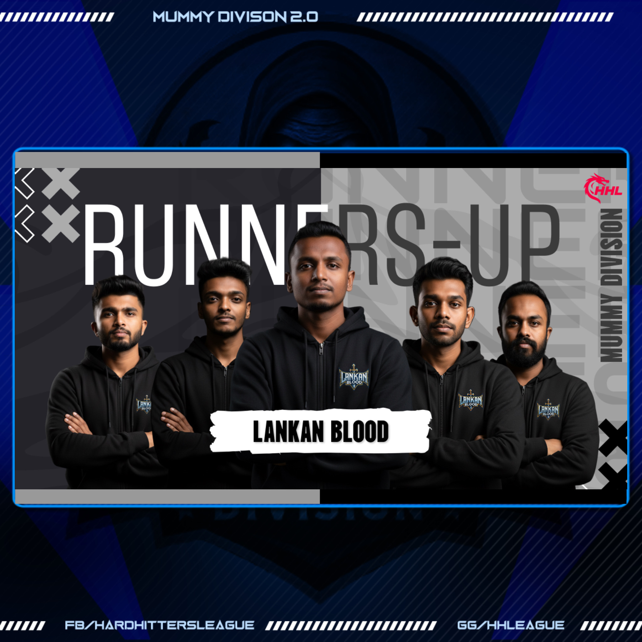 🥈 WARRIORS UNTIL THE END! CONGRATULATIONS TO OUR RUNNERS-UP, LANKAN BLOOD! 🥈